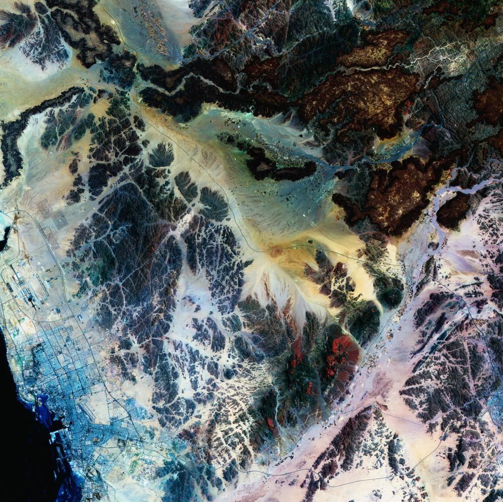 Le Meridien Τζέντα Εξωτερικό φωτογραφία Satellite image of the Great Artesian Basin